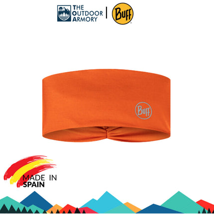 The Original BUFF® CoolNet UV® Ellipse Headband - Solid Poppy