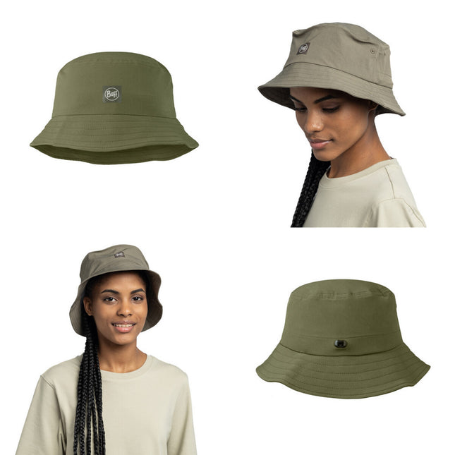 The Original BUFF® Adventure Bucket Hat - Solid Tundra Khaki