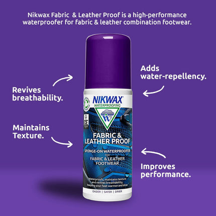 Nikwax Fabric & Leather Spray-on - 125ml