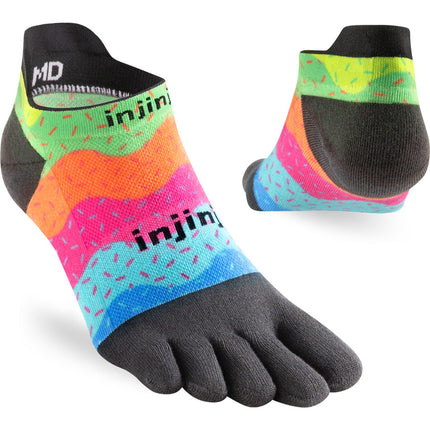 Injinji Unisex Spectrum Run Light-Weight No Show
