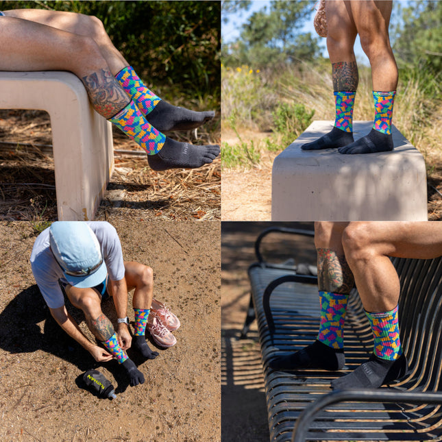 Injinji Unisex Spectrum Trail Mid-Weight Crew