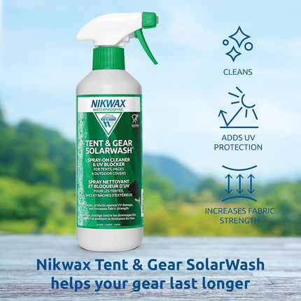 Nikwax Tent & Gear SolarWash Spray-on - 500ml