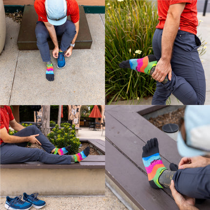 Injinji Unisex Spectrum Run Light-Weight No Show