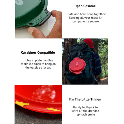 Humangear GoKit+ Deluxe 8-tool Premium Mess Kit
