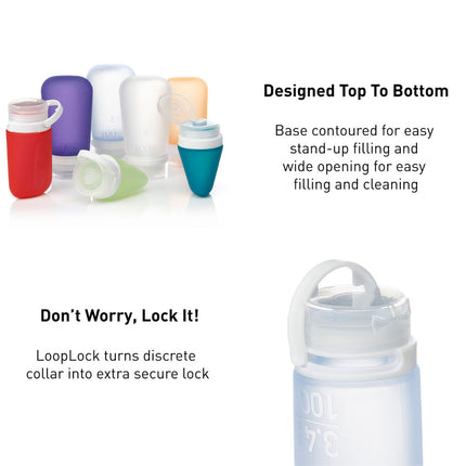 Humangear GoToob+ Premium Refillable Travel Tube 74ml - Medium