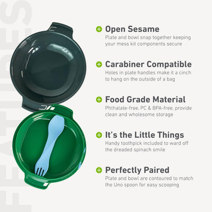 Humangear GoKit+ Deluxe 8-tool Premium Mess Kit