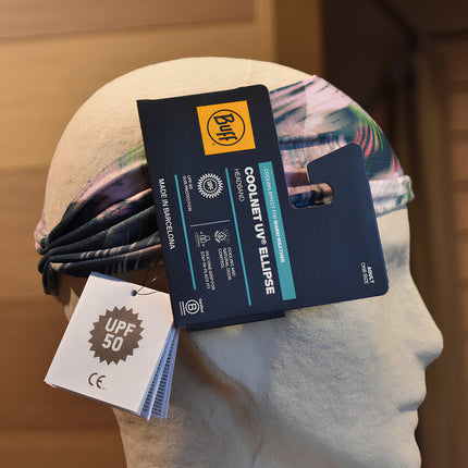 The Original BUFF® CoolNet UV® Ellipse Headband - Kingara Multi
