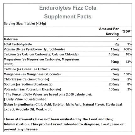 Hammer Endurolytes Fizz Electrolyte Drink Tablets