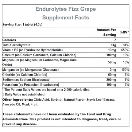 Hammer Endurolytes Fizz Electrolyte Drink Tablets