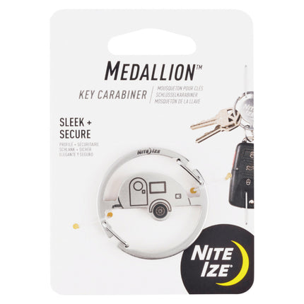 Nite Ize Medallion™ Teardrop Camper Key Carabiner