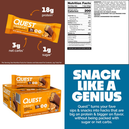 Quest Nutrition Hero Crispy Protein Bar