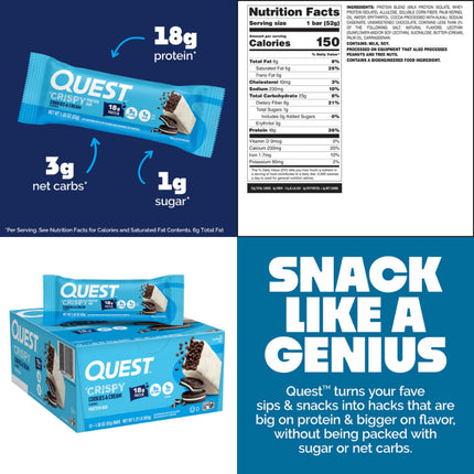 Quest Nutrition Hero Crispy Protein Bar