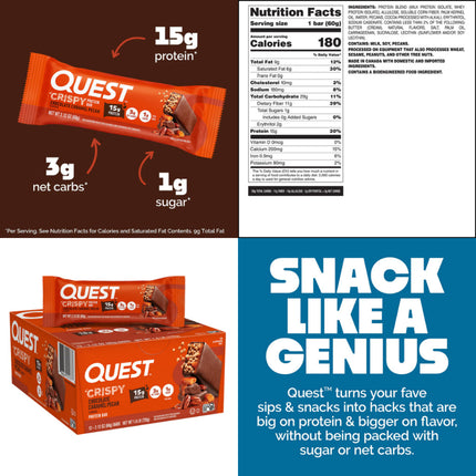 Quest Nutrition Hero Crispy Protein Bar
