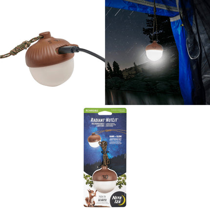NIte Ize Radiant® NutLit™ Rechargeable Lantern